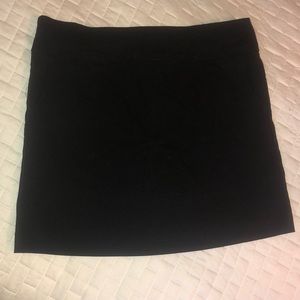 Black Mini Skirt, Built in Shorts